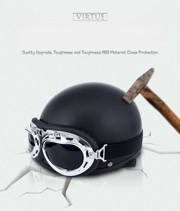 Professional Virtue Damen Herren Elektroauto Sommer Halbhelm Mode Winddicht Spiegel_voghion.com