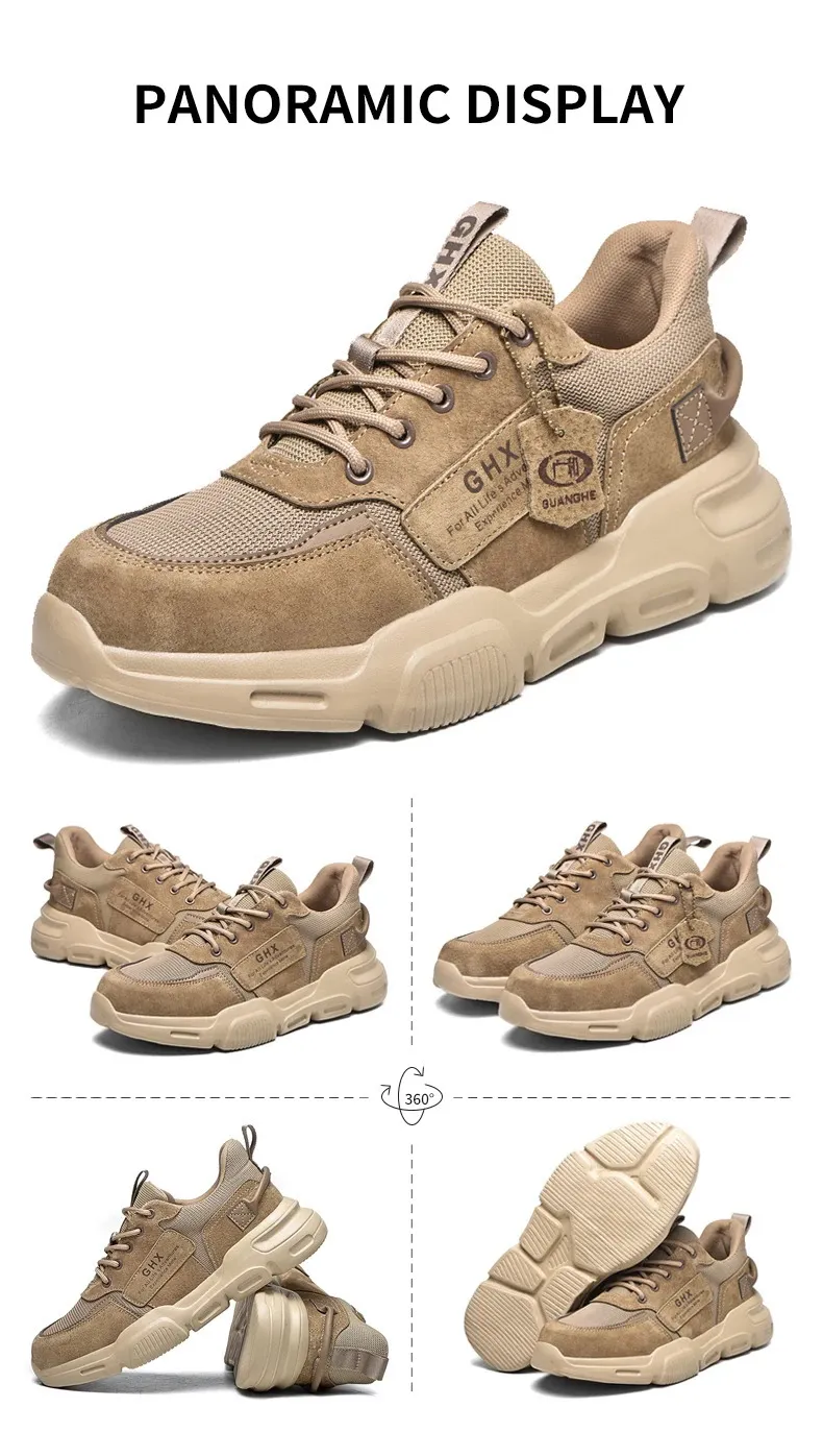 Chaussures de sécurité pour homme avec embout en acier renforcé_voghion.com