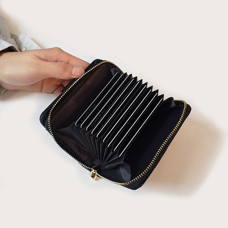 Instagram Nu Litschi Mustr Wiblich Kurz Null Multi funktions Studnt Anti-Dibstahl Kart Tasch Trndy_voghion.com