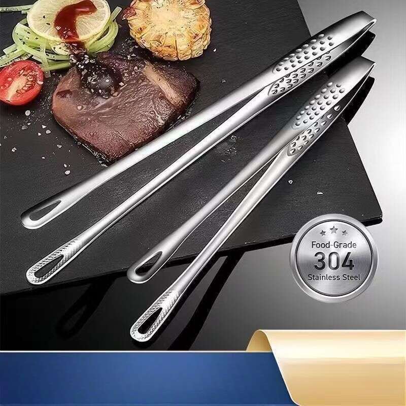 Nuovo 304 acciaio inossidabile cucina alimentare bistecca, ghiaccio casalingo per pasti separati, clip barbecue in stile coreano_voghion.com