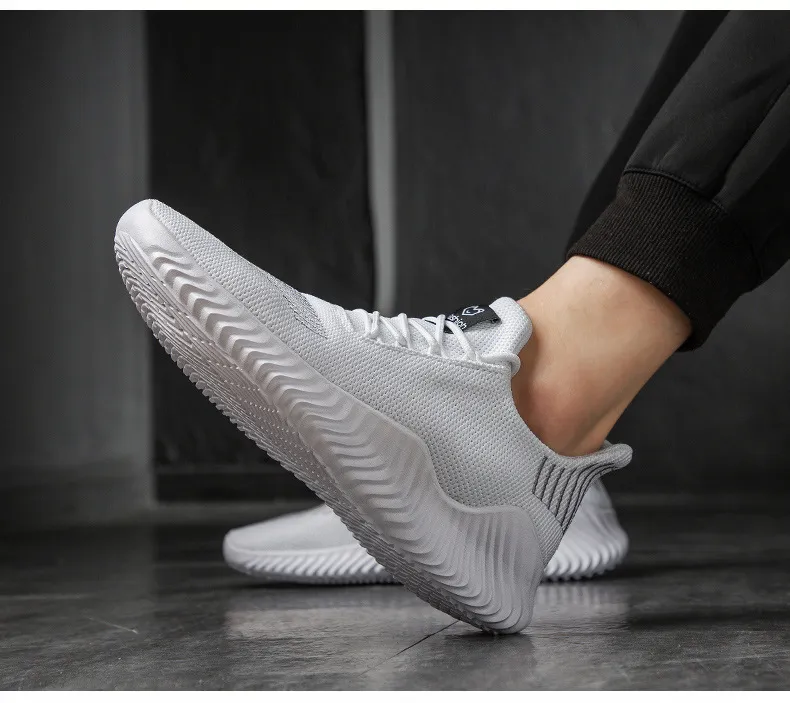 Scarpe da tennis da uomo Atillas Hombre, leggere, traspiranti, casual, bianche, alla moda, di grandi dimensioni, 2022_voghion.com