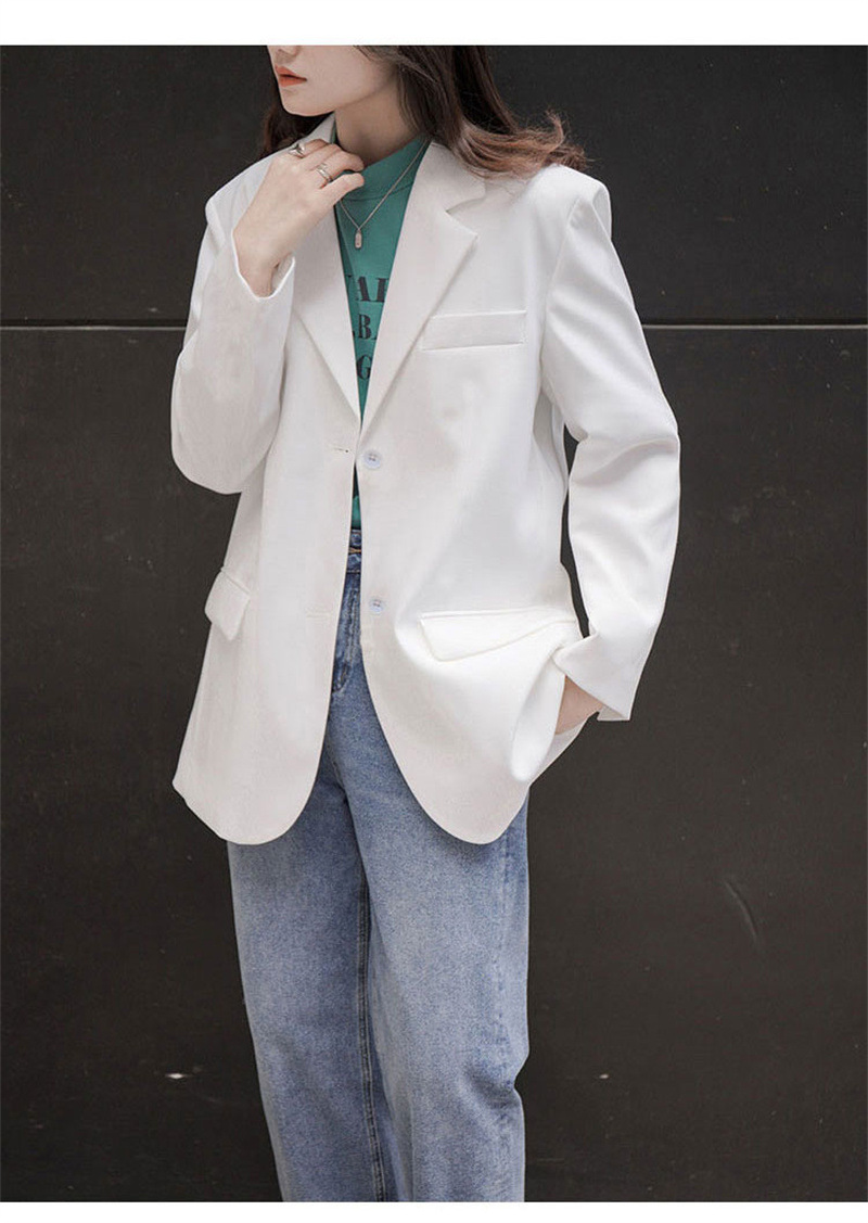 Women's Slimming Blazer Jacket Elegant Tailored Coat For Ladies_voghion.com