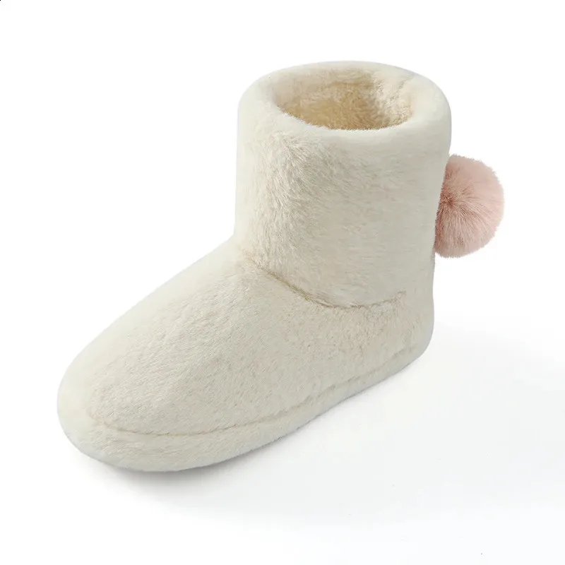 Zachte dames sneeuwlaarzen met antislip voor in en om huis_voghion.com