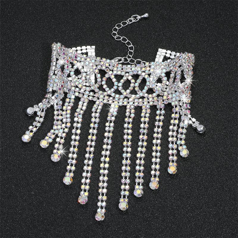 übertrieben Super Flash Breiten Rand Hohl AB Rhie Quaste Weibliche Mode Alle Spiel Voller Dia Armband Net Promi Hand_voghion.com