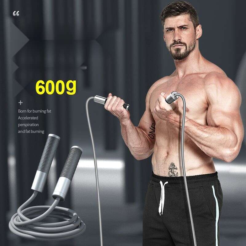 [1812 People's Collection] Carrying Jump Professional Fitness Weight Loss Exercise Special Rope Fat Burning Steel Wire_voghion.com