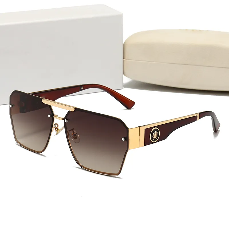 Moud Designer Sonnebrëller Brëller Neist Sonn Männer Stil UV400 Schiet Quadrat Frame Metallverpackung Brëll Fuerbrëll_voghion.com