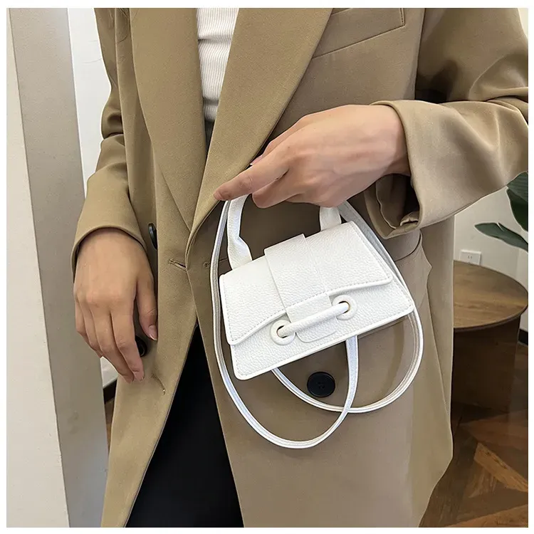 Borse a tracolla firmate 2025, nuove, da donna, con patta, alla moda, nere e bianche, quadrate, a tracolla_voghion.com