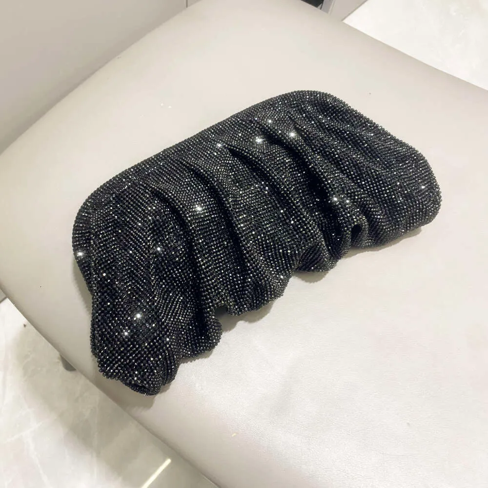 Pochettes de soirée faites à la main avec poignée brillante, nouveaux sacs à main et sacs à main pliables de créateur pour fête de mariage de haute qualité_voghion.com