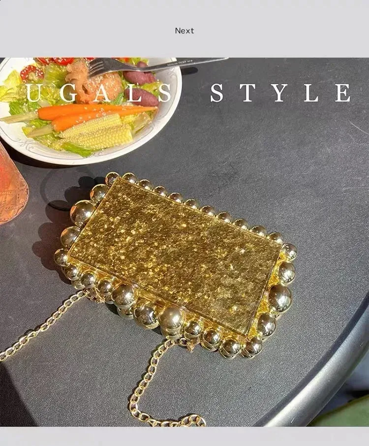 Borsa da sera in acrilico pochette donna borsa a tracolla_voghion.com