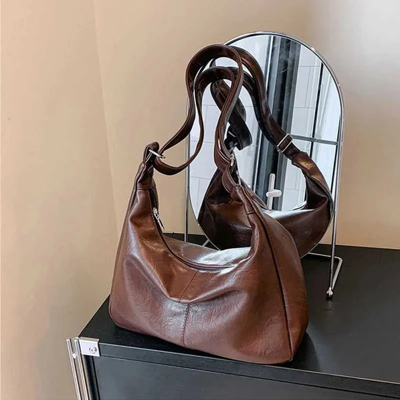 Retro Damen Umhängetasche, Große Handtasche Für Freizeit & Alltag_voghion.com