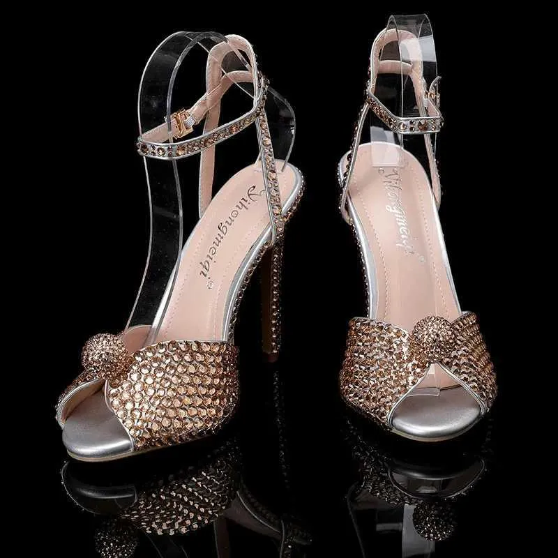 Dress 2023 Sandals Fashion Quality Wedding Shoes Womens New Pearl Studs Open Toe High Heels H240621 16_voghion.com