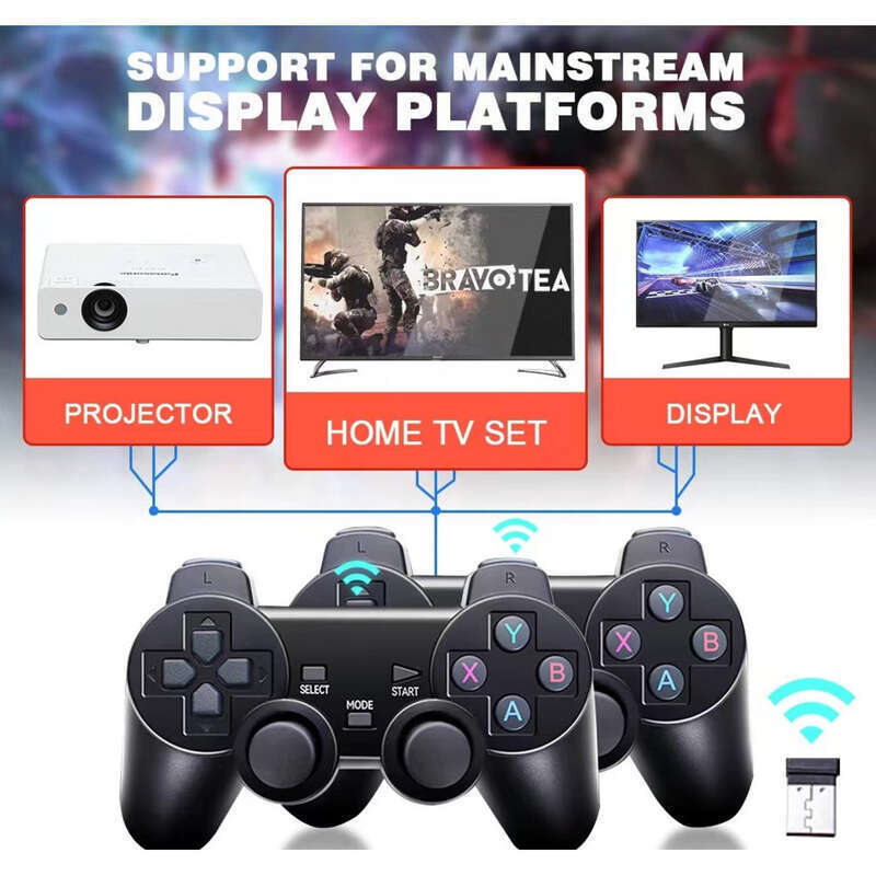 X2 GD10 kućna punjiva 2.4G bežična igraća konzola s dvije ručke PSP HD 4K TV PLUS_voghion.com
