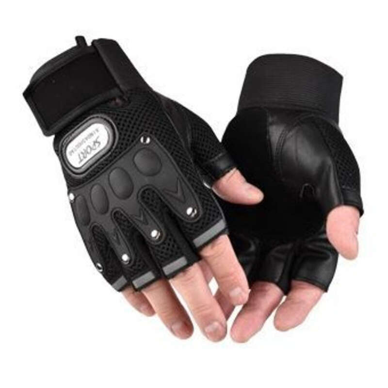 Mănuși tactice pentru motociclete, cu jumătate de deget, pentru bărbați, cu ciclism, subțiri de vară, antiderapante, pentru biciclete de munte_voghion.com
