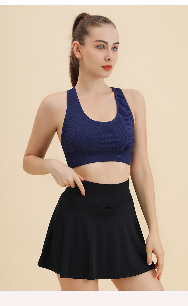 Kadınlar İçin Yeni Petek Izgara Yoga Spor Sütyeni Fiess, Koşu, Güzel Sırt, Delikli Nefes Alabilir Ve_voghion.com