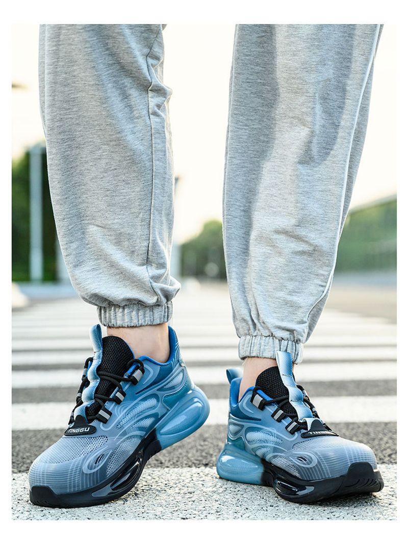 Breathable safety anti-slip wear-ristant steel baotong work men's anti-smashing and anti-piercing labor protection_voghion.com