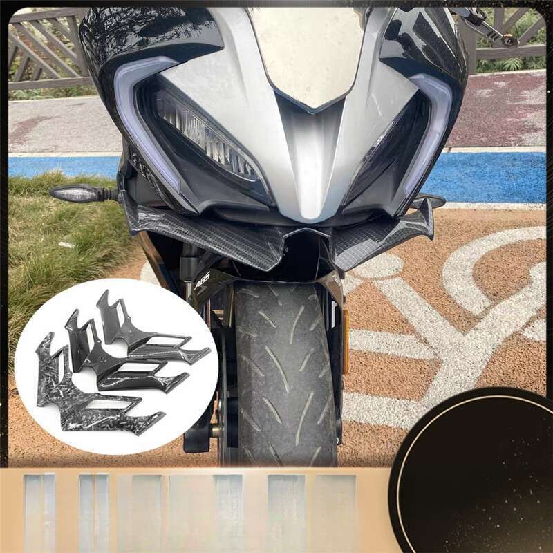Adecuado para alerón inferior de ala fija competitiva Chunfeng 250SR, alerón lateral, accesorios de modificación de motocicleta_voghion.com