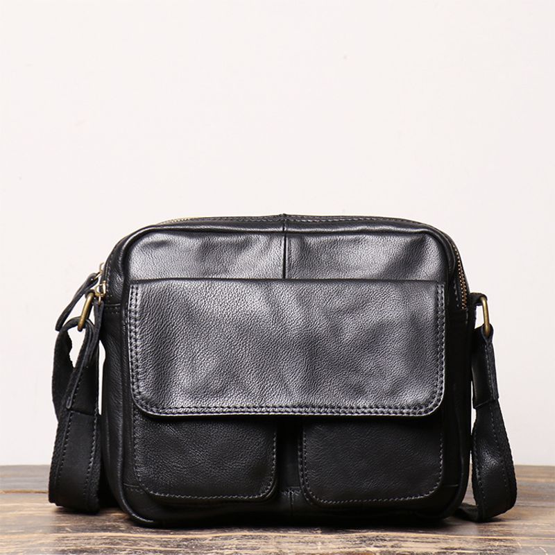 Sommer neue Herren Damen mattierte Leder Umhängetasche, und vielseitige, kleine quadratische Tasche, modische_voghion.com