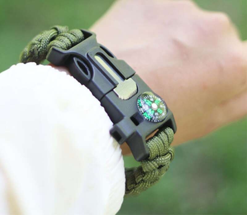 Wolf Warrior Umbrella Outdoor Bracelet, Survival Rope, Multi Purpose Mountaineering_voghion.com