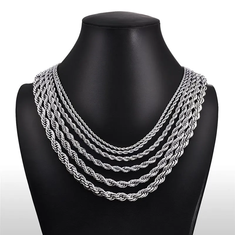 Rustfritt stålkjedehalskjede for menn og kvinner, kubansk lenke, svart gull, sierfarge, punk, choker, mote, mannsmykker, gave_voghion.com