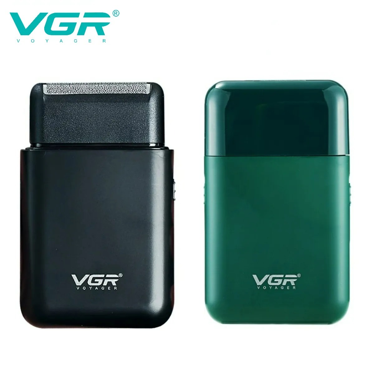 VGR Electric Shaver Professional Beard Trimmer Razor Portable Mini Shaver Reciprocating Shaving 2 Blade USB Charge for Men V-390_voghion.com
