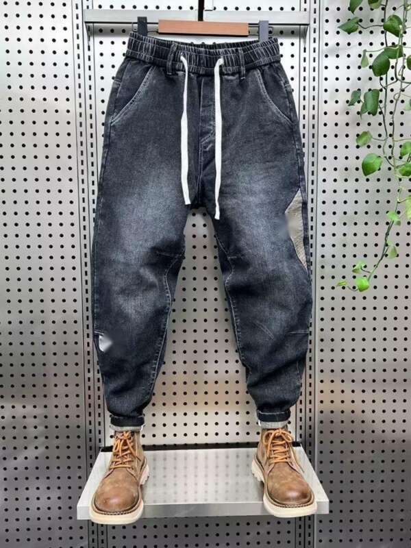 Jeans uomo slim fit casual leggeri e resistenti in denim_voghion.com