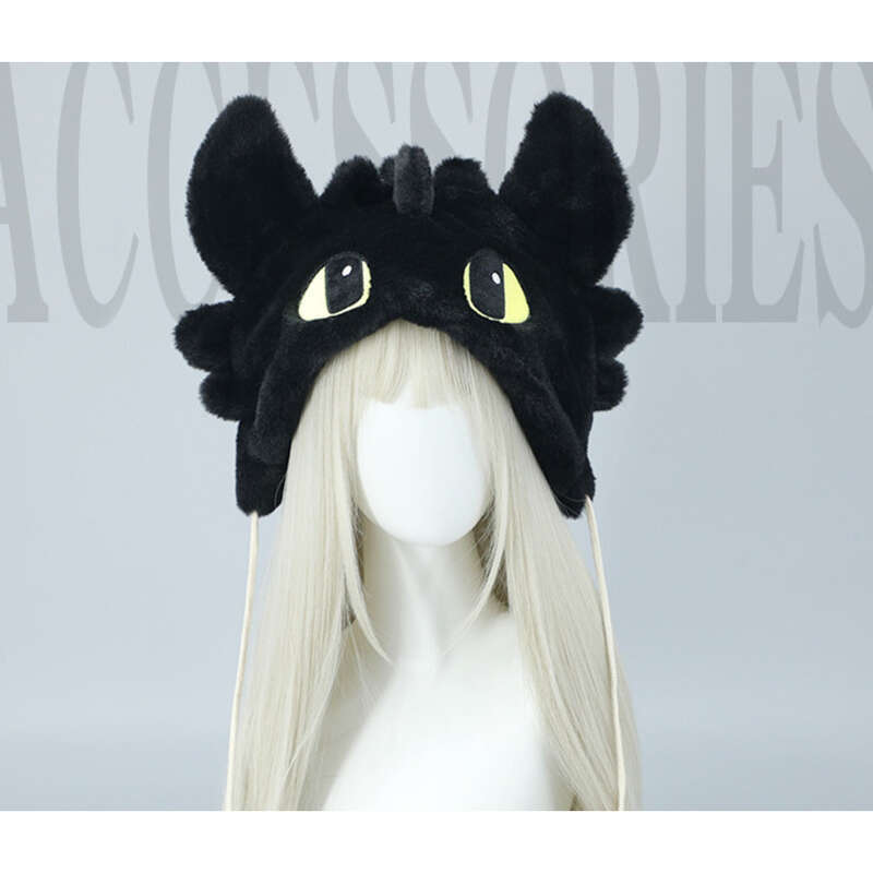 Anime Around The Beast Meow Meow Cute Plush Warm Hundred Tie Ear Protection Cap_voghion.com