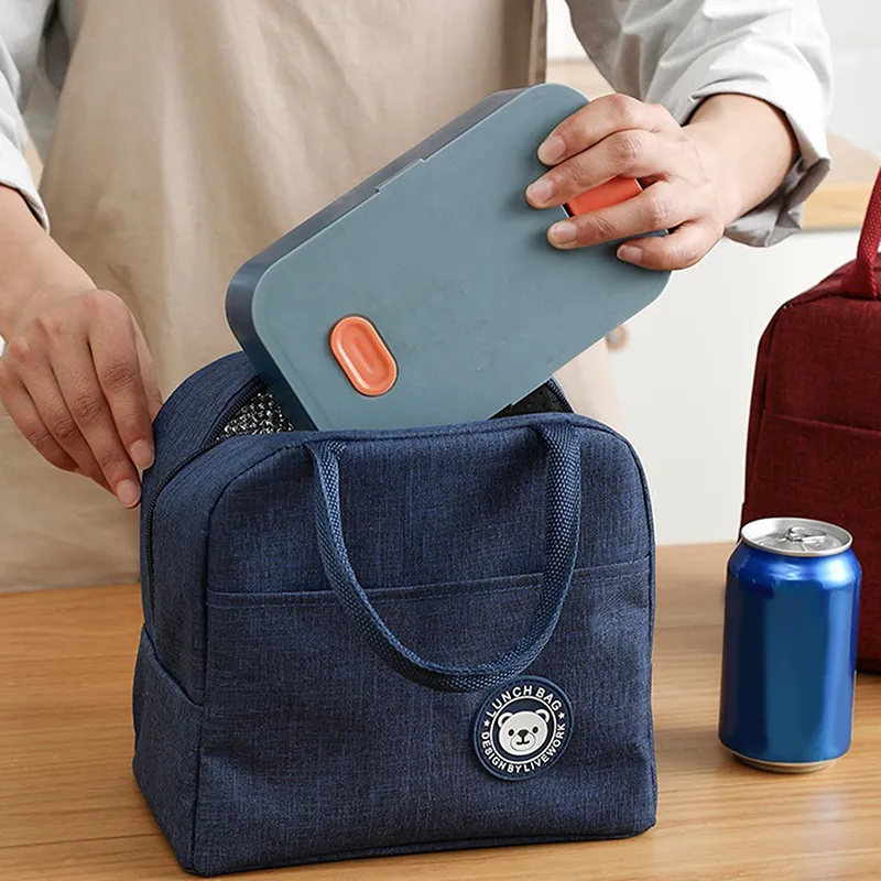 Beer Lunch For Children Large Capacity Tote Picnic Drink Lunchbox Thermal Bag Portable Outdoor Office Food Bags_voghion.com