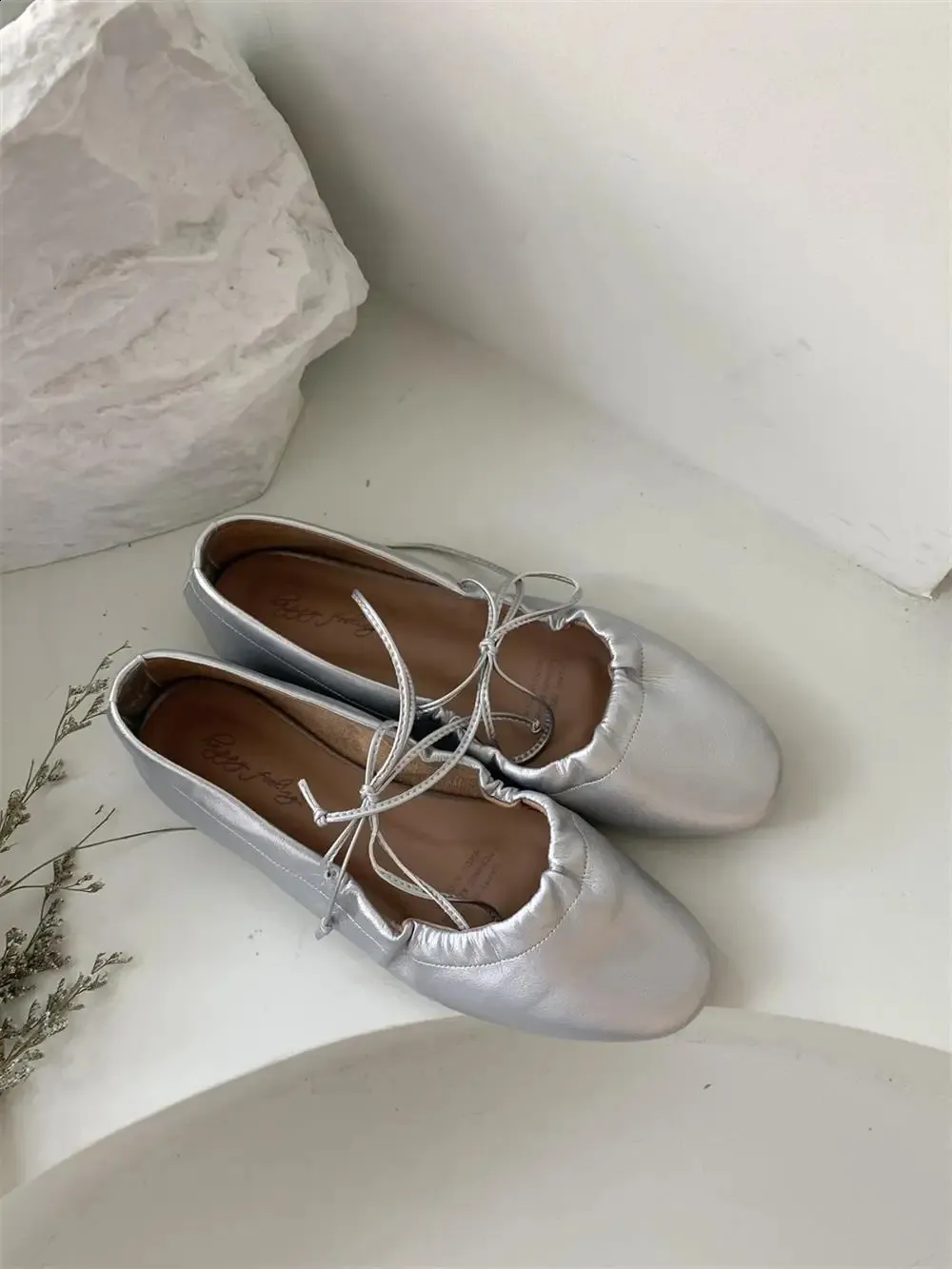 Mary Jane scarpe da ballo comode e casual con punta tonda e bordo scorrevole da donna, morbide e morbide, 240904_voghion.com