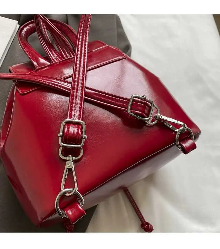 Mini Backpack And Shoulder Bag Set For Women Versatile Leather_voghion.com