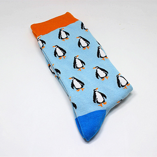 Cartoon Source Multi-pattern Men's Mid-calf Trendy Personality Cotton Socks, Spring New Style_voghion.com