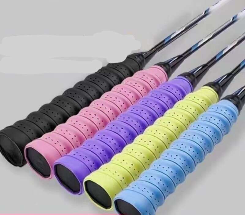 【 Kaaft kréien 1 gratis 】 102c Badminton Kiel Hand Gummi Tennisracket Perforéiert Atmungsaktiv Schweessband Grëff Opwéckelband_voghion.com