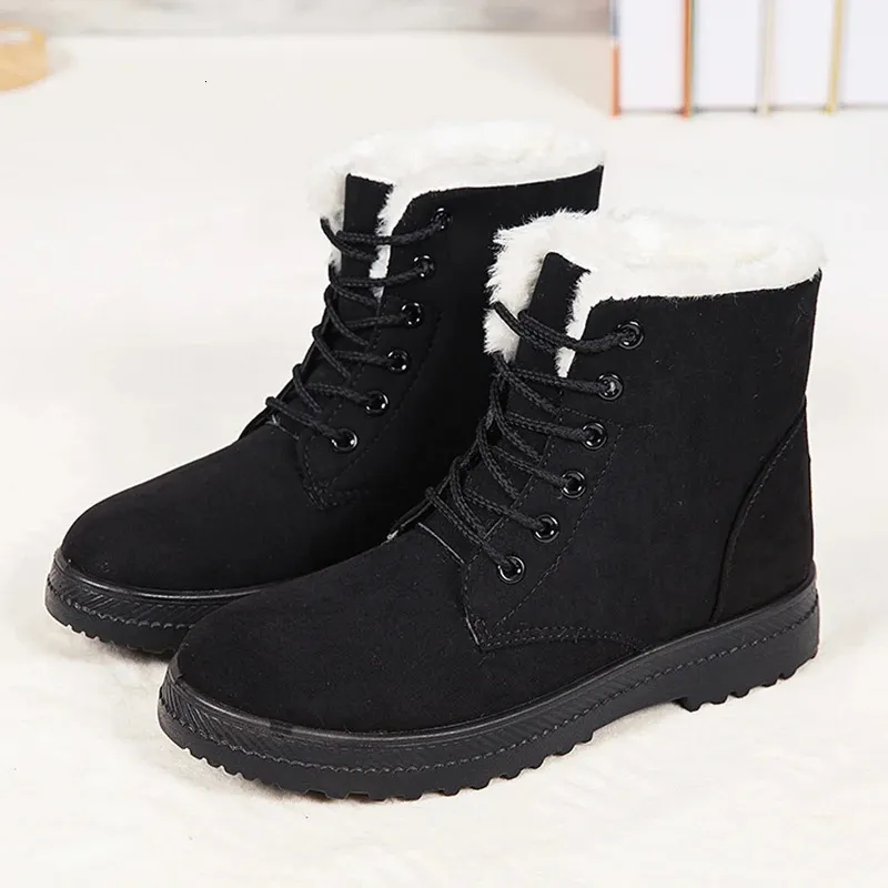 Snow Fashion Platform Women 2025 Trend Mid High Womens Winter Shoes Boots Botas Mujer 241024_ecoleips.com