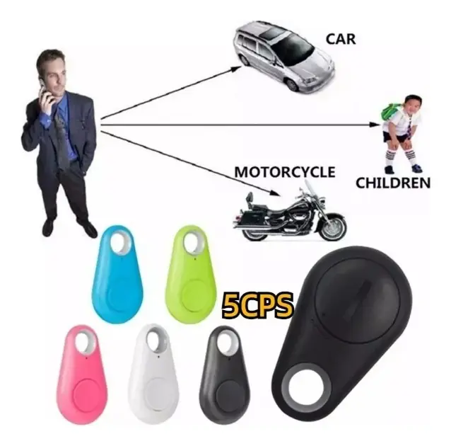 Gps Tracker Key Detector Anti Loss Device Pack Of 5 Wireless Alarm_voghion.com