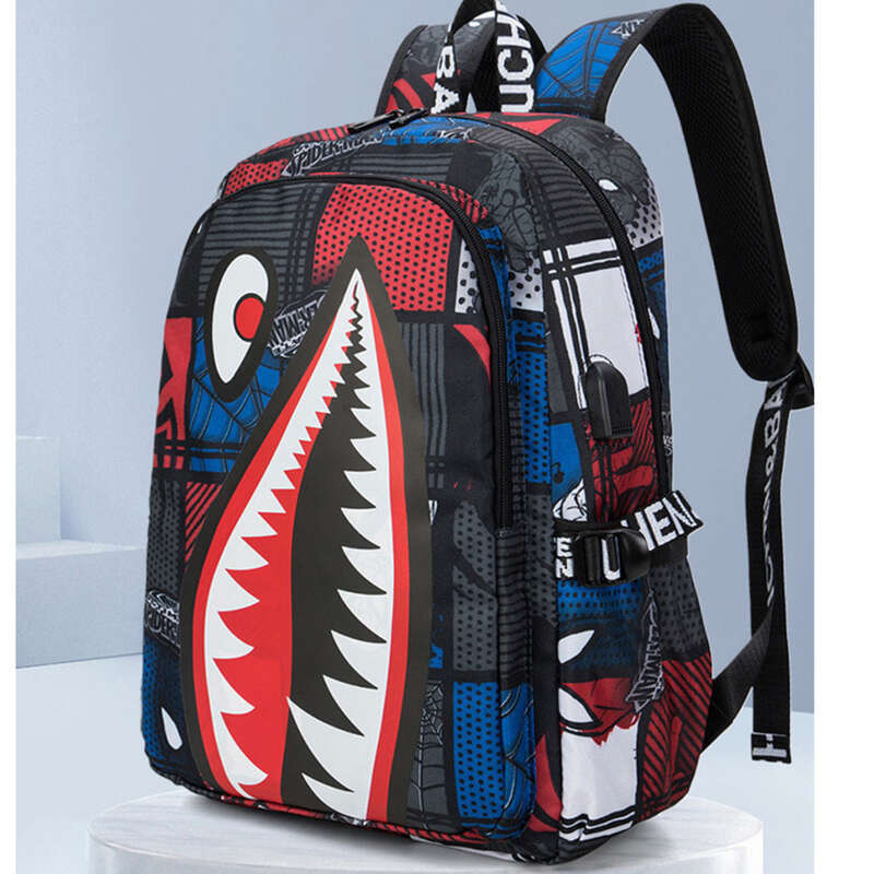 New Primary School Fashion Personalised Pattern Print, Lightweight Casual Bag, Simple And Generous_voghion.com