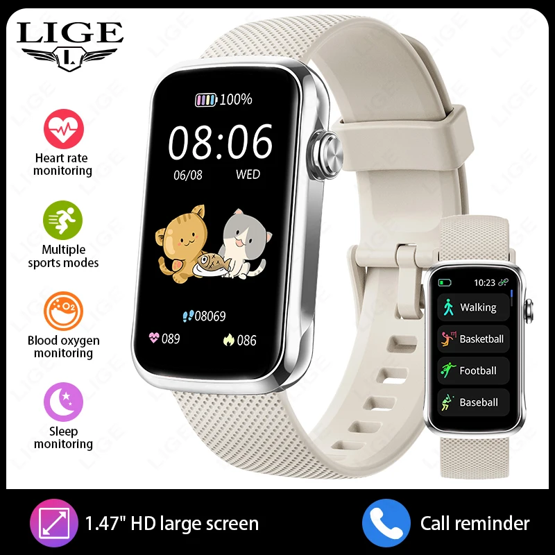 Smartwatch Fitness Tracker Mit Herzfrequenzmessung Und Sportmodus_voghion.com