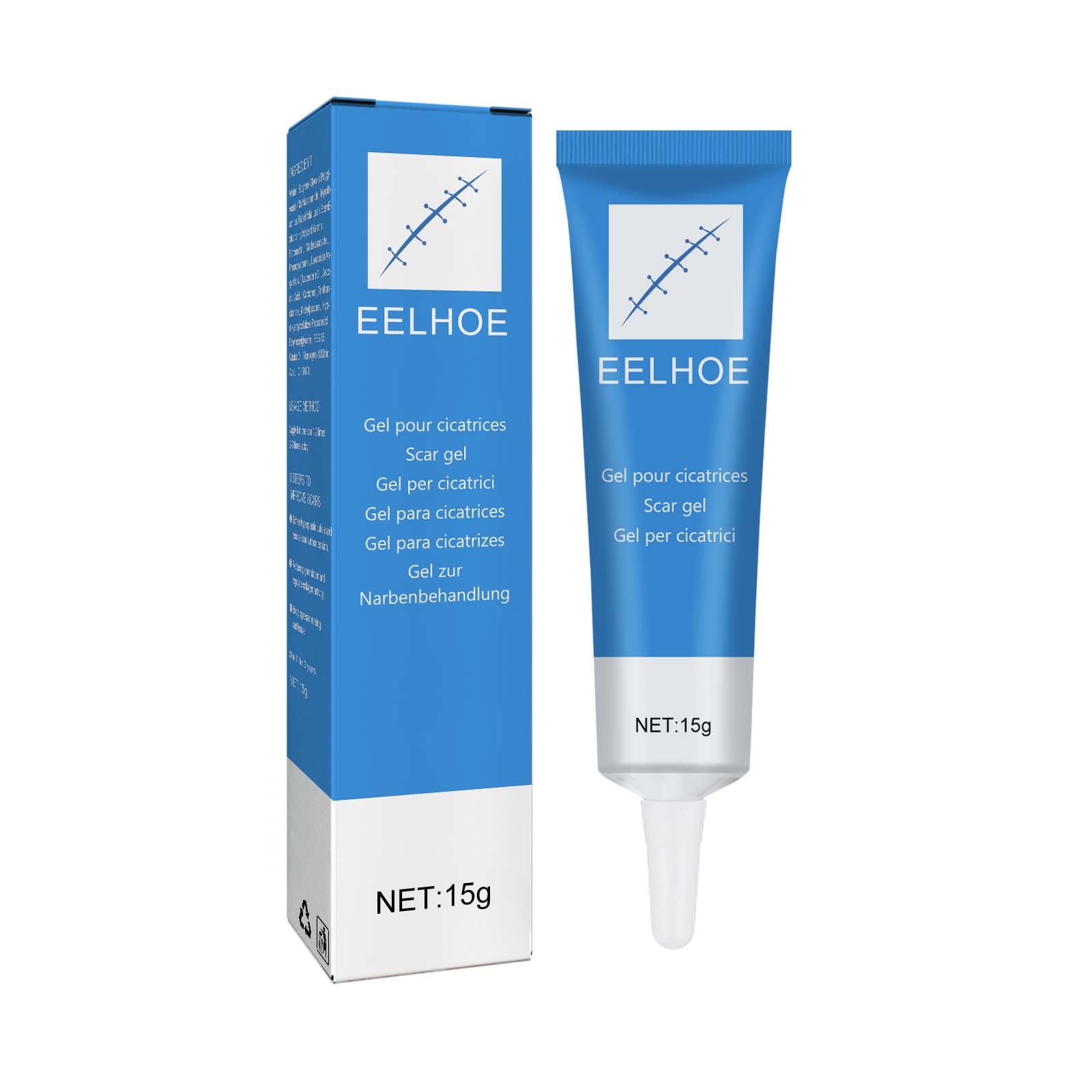 EELHOE scar gel external cold compress cream skin damage repair type softening, smoothing and moisturizing_voghion.com