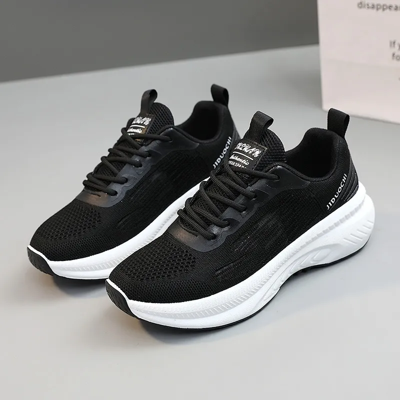 Primavera 2024 Nuevas zapatillas de running de suela blanda y transpirables para mujer de malla_voghion.com