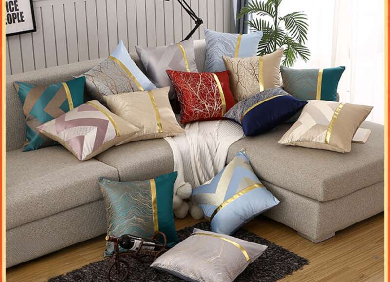Home High Precision Jacquard Pillowcase With Core_voghion.com