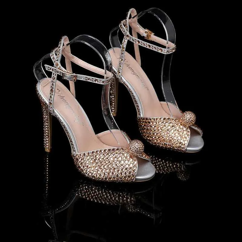 Dress 2023 Sandals Fashion Quality Wedding Shoes Womens New Pearl Studs Open Toe High Heels H240621 16_voghion.com