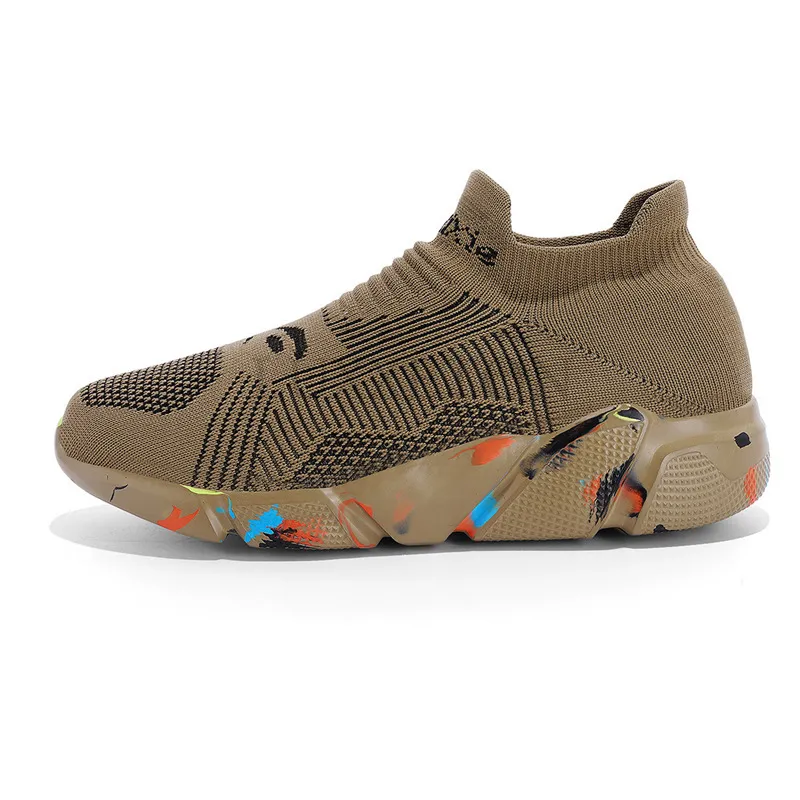 Lightweight Breathable Mesh Fabric Comfortable And Versatile Thick Soled Sports Outdoor Casual Shoes For Couples_voghion.com
