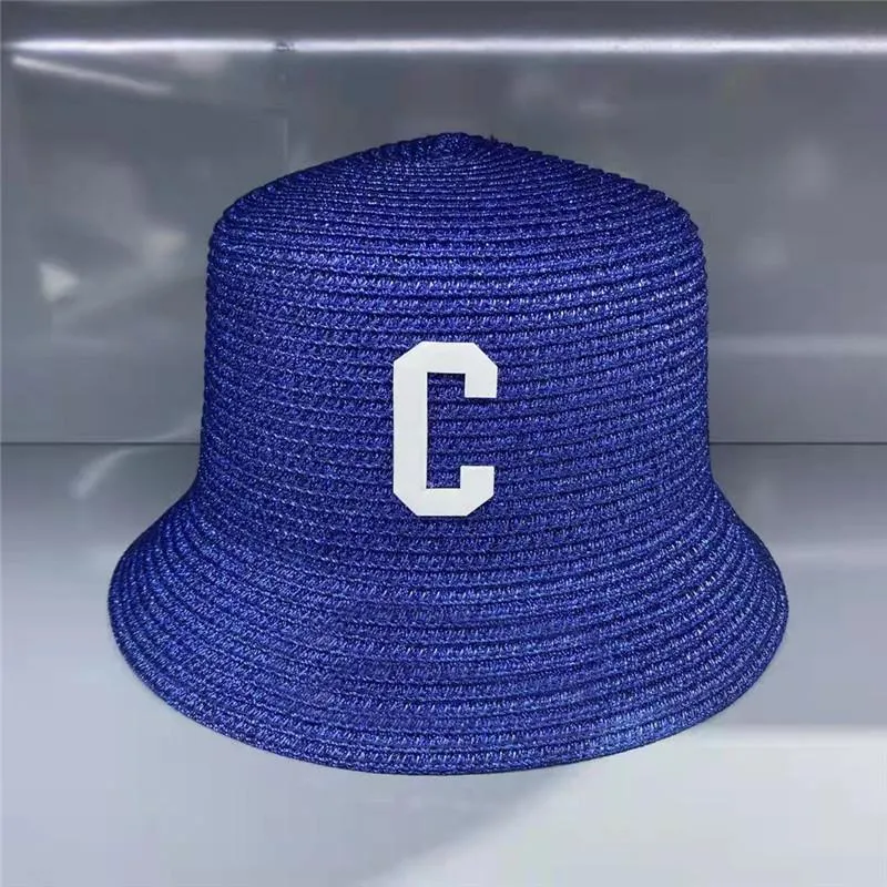 Urlaub Strohhüte Stilvolle Designer Caps Herren Damen Bucket Hat Windschutzkappe Brief Outdoor Sonnenhut Klassisch Hoch_voghion.com