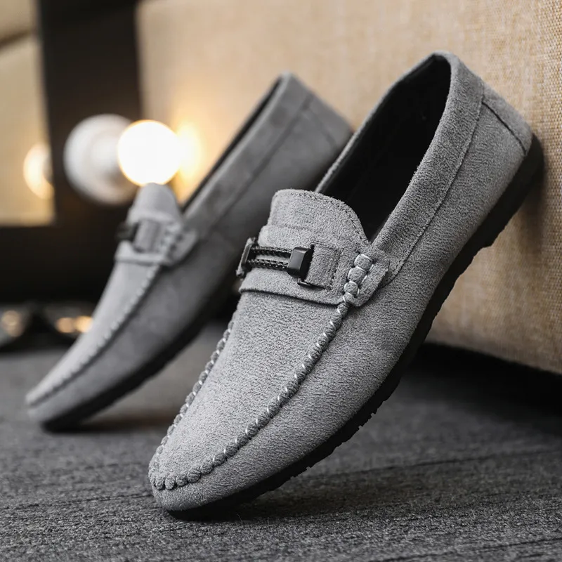 Soft soles casual light weight new low-top formal wear men's loafers beanie shoes men wedding groom work fashion boys_voghion.com
