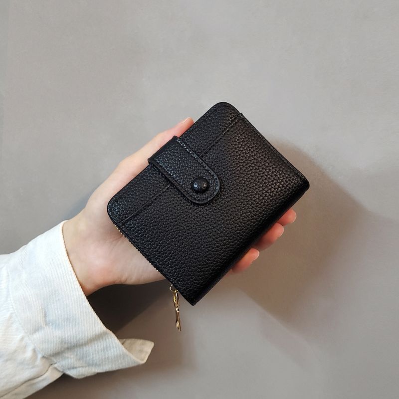 Instagram Nu Litschi Mustr Wiblich Kurz Null Multi funktions Studnt Anti-Dibstahl Kart Tasch Trndy_voghion.com