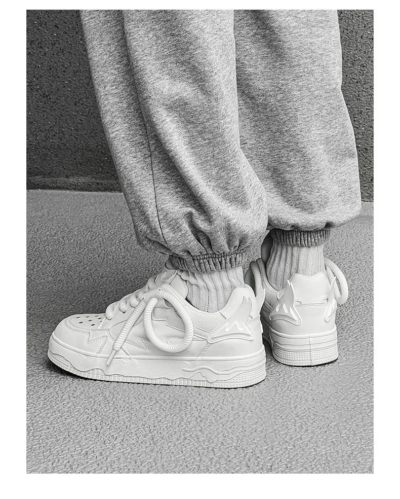 Fashion Purple Mens Skateboard Streetwear Spring Low Top Board Sneakers Man Unisex Trend Shoes Basket Homme 240704_voghion.com