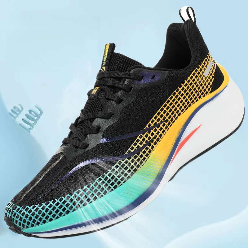 Scarpe da corsa sportive ammortizzanti di alta qualità, suono di attrito, membrana in gomma con piastra in carbonio_voghion.com