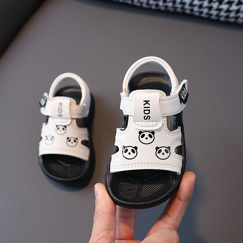 Kid's Clothing Baby sandals for girls 1-6 years old 2 boys cartoon beach shoes 2024 summer new children's non-slip soft-soled toddler shoes_voghion.com
