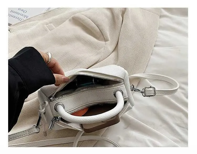 Textured Women Handbag Large Capacity Versatile Soft Shoulder Bag_voghion.com