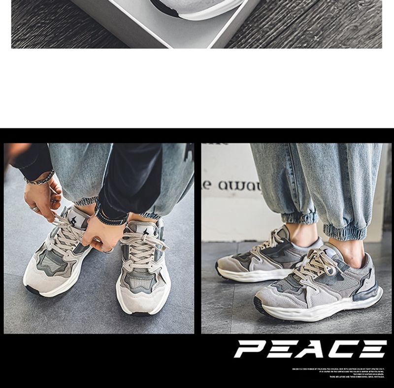 Herbst und Winter Neue Lauf Trendy Sport Männliche Studenten Mode Papa Casual Herrenschuhe_voghion.com