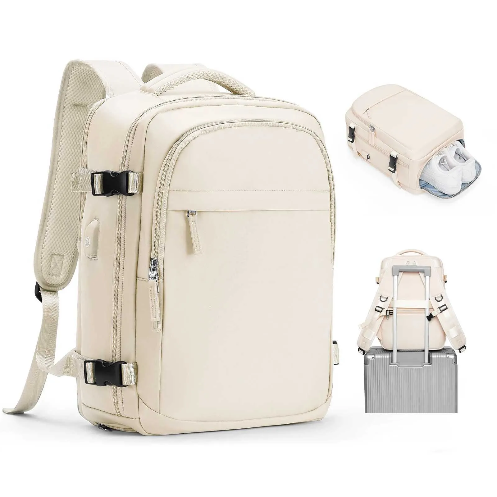 Herren Vakuum Reise Kabine Flugzeug 45x36x20 Easyjet Carry-Ons Damen Rucksack Wasserdicht Laptop Rucksäcke Wandern_voghion.com
