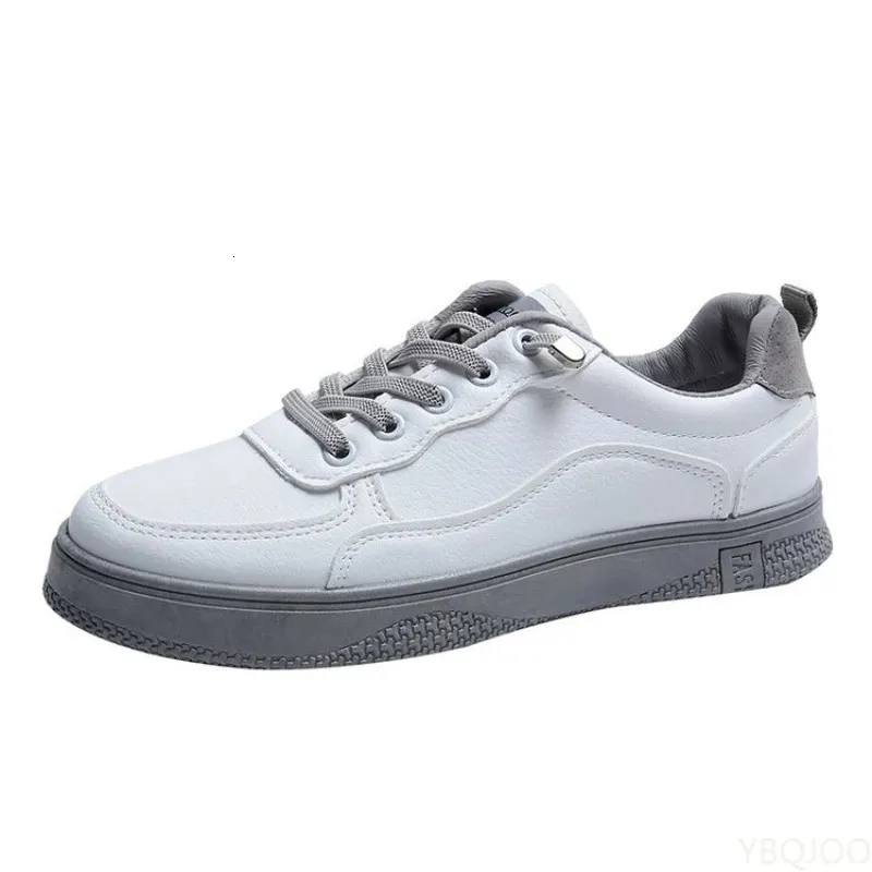 Tênis feminino confortável de couro sintético com cadarço, calçado casual feminino, tênis branco, sapatilhas femininas, tênis feminino_voghion.com